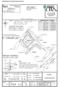 Hotel El Tajalín Cadastral Plan